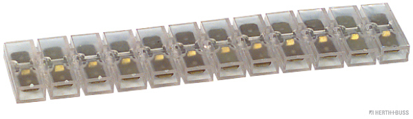 Cable connector, blade terminal, 12-pole (1 piece) (10 pieces) - Detail 1