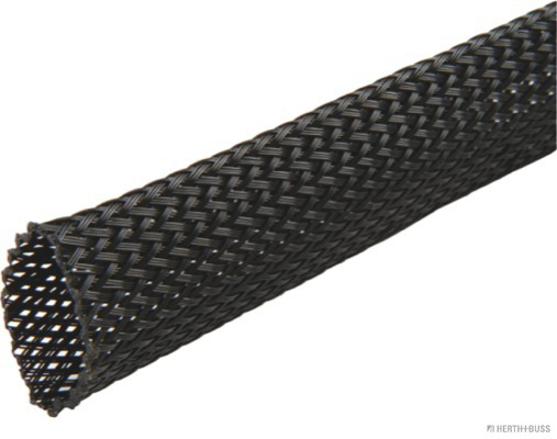 Braided hose, polyester, black, Ø 20-28 mm, length 5 m (5 metres) - Detail 1