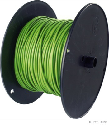 Electric cable, green, single-core, FLY, 1x1.5 mm² (100 m on spool) - Detail 1