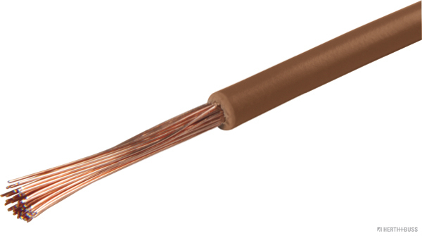 Elektroleitung braun 1adrig FLY 1x2,5mm² (50m auf Rolle) - Detail 1