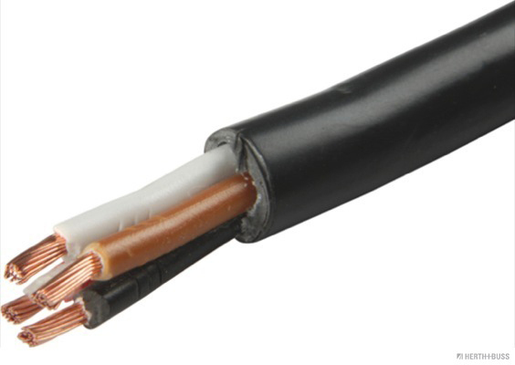 Schlauchleitung PVC schwarz 4adrig H05VV-F  (50m) - Detail 1