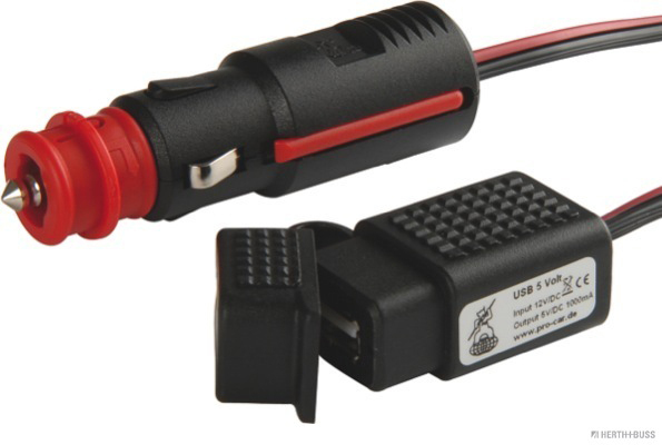 Adapter-Steckdose auf USB Anschluss 12V - 5V - Detail 1