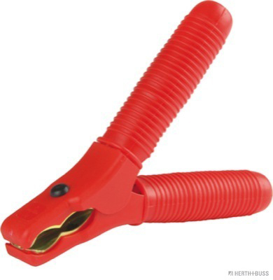 Battery charger clips, red, positive, up to 80A, length 125 mm - Detail 1