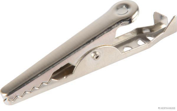 Alligator clip, nickel-plated, 4 mm², up to 5A (10 pieces) - Detail 1
