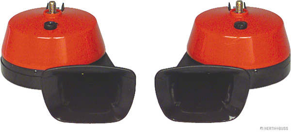 Air horn, black/red, 12V/120W, 112 dB - Detail 1