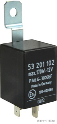 Flasher unit, Ford Opel, 12V/170W, 4-pole - Detail 1
