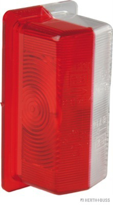 Lichtscheibe Umrissleuchte rot/weiß - Detail 1