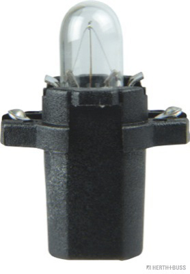 Glühlampe Kunstoffsockellampe schwarz 12V/1,2W B8,3d BAX10d (10 Stück) - Detail 1