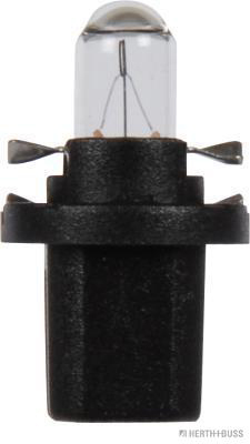 Bulb, plastic socket bulb, black, 12V/1.2W, B8.5d, BAX10d (10 pieces) - Detail 1