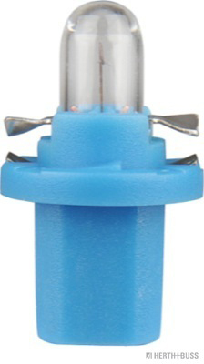 Glühlampe Kunstoffsockellampe blau 12V/1,2W B8,5d BAX10d (10 Stück) - Detail 1