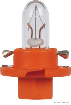 Glühlampe Kunstoffsockellampe orange 12V/1,1W EBSP25 BAX8,4d (10 Stück) - Detail 1