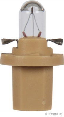 Glühlampe Kunstoffsockellampe beige 12V/1,5W B8,5d BAX10d (10 Stück) - Detail 1