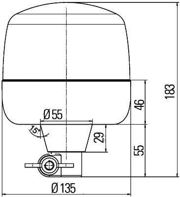 Rundumkennleuchte RotaLED - Detail 1