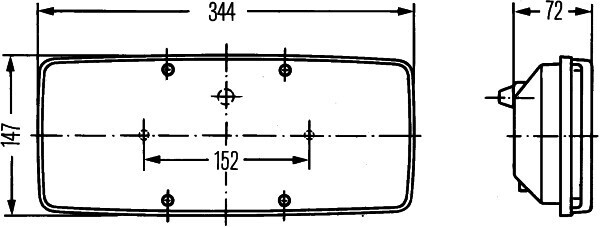 SCHLUß-BREMS-BLINKLEUCHTE - Detail 1