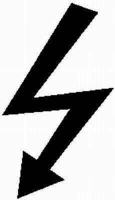 Symbol Blitz grün - Detail 1