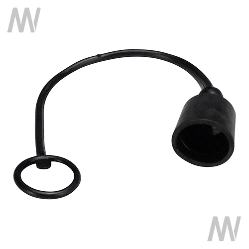 Staubschutz für Kupplungsstecker BG3 schwarz - Detail 1