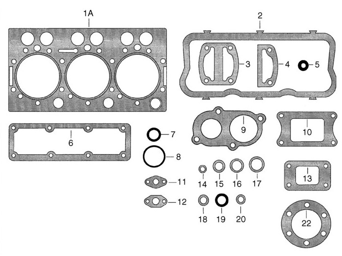 Dichtungsatz f. Zylinderkopf - Detail 1