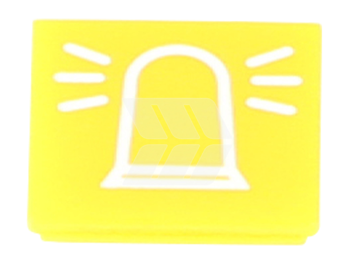 Symbol f. Rundumwarnleuchte Gelb - Detail 1