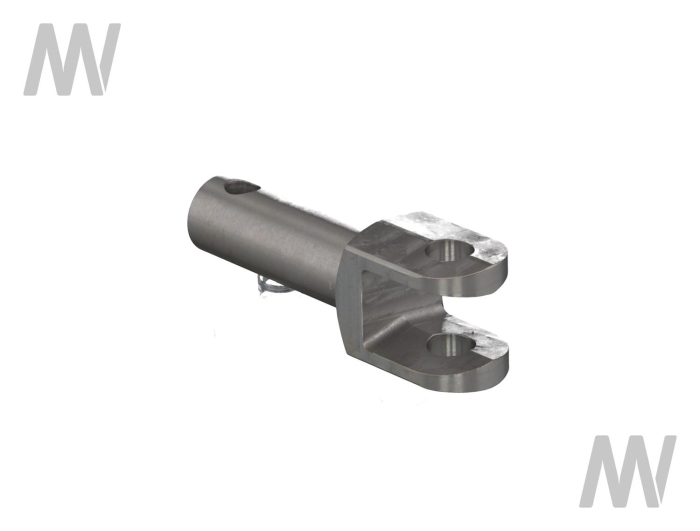 Gabelbolzen für Hubstrebe 76,5 x Ø 28mm - Detail 1