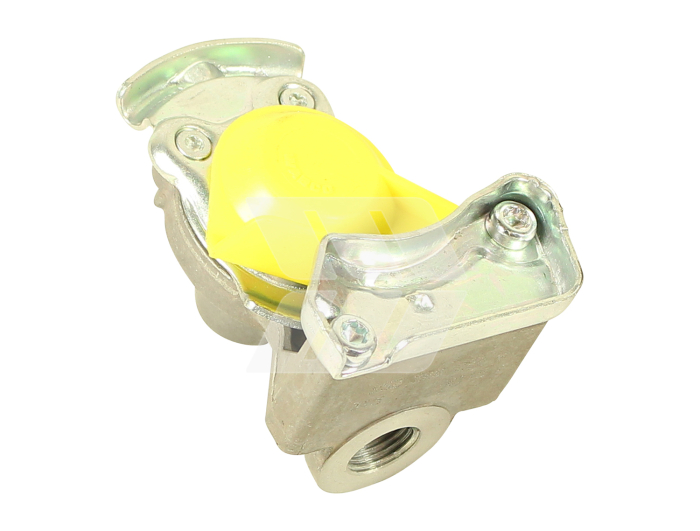 Coupling head yellow with valve - Detail 1