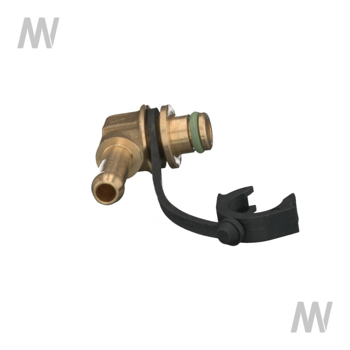 90° elbow connector for fuel line - Detail 1