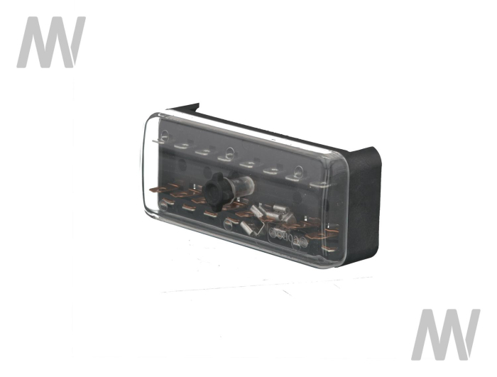 Fuse box f. 8 fuses - Detail 1