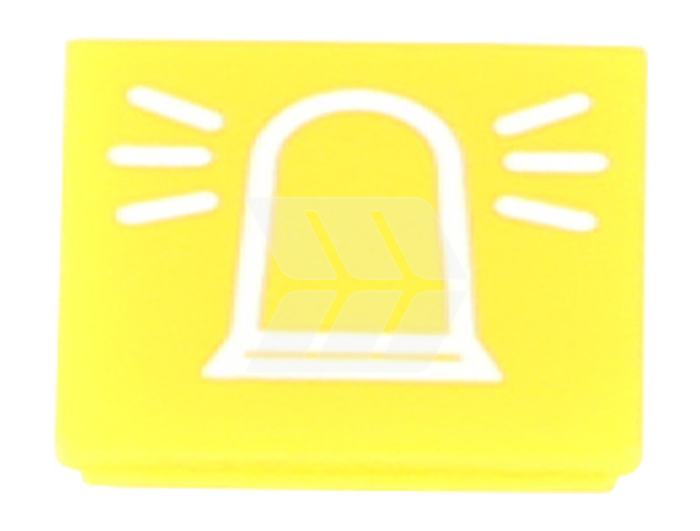 Symbol Rundumleuchte (gelb)