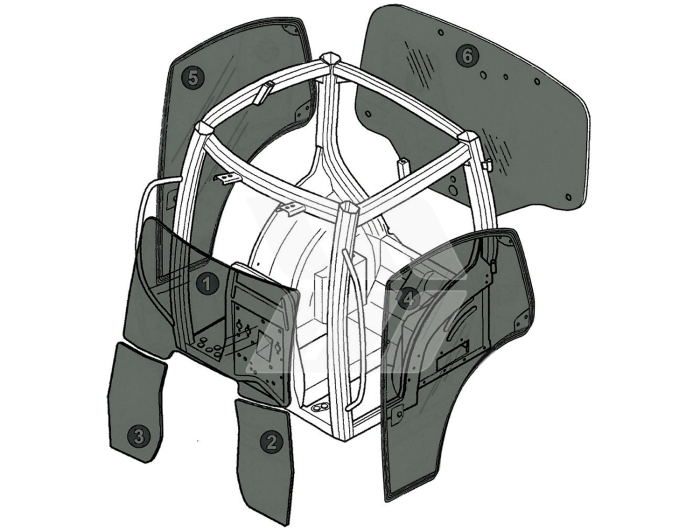 for rigid windshield - Detail 1