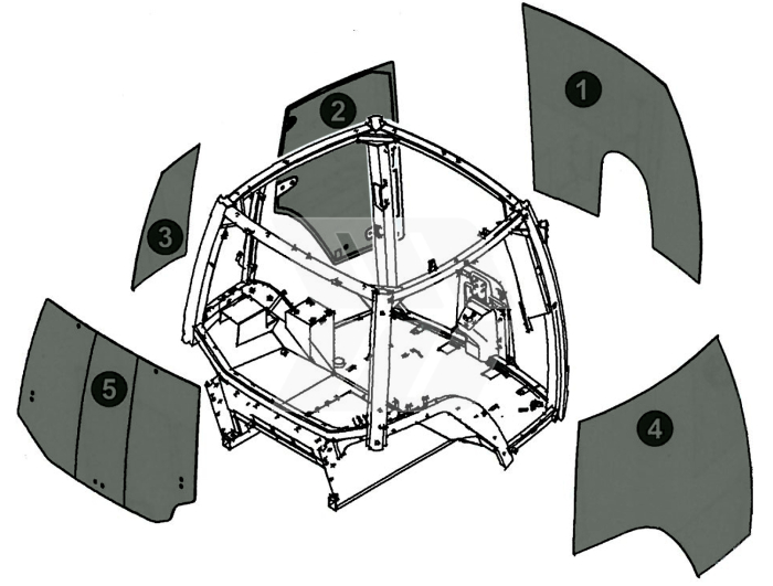 Heckscheibe ausstellbar getönt - Detail 1