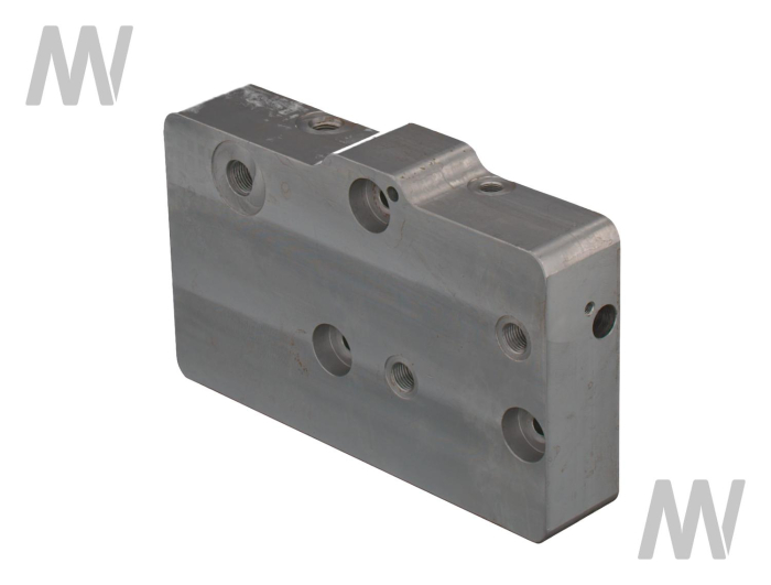 Endplatte Stahl, 60 mm stark - Detail 1