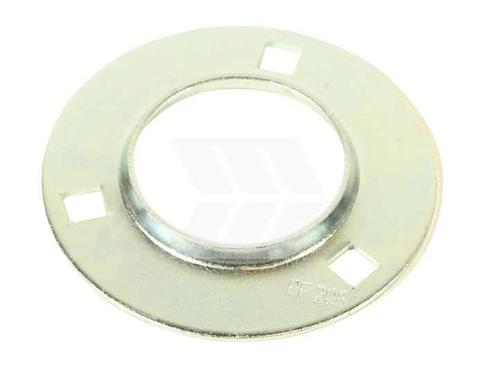 Bearing flange 3-hole o.nipple - Detail 1