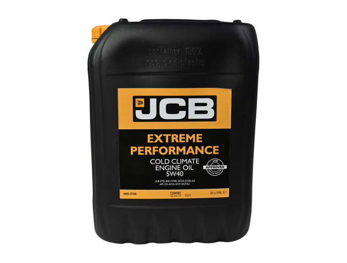 JCB Extreme Perfrmance Engine Oil 5W40 20L - Detail 1