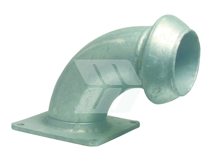 Perrot Bogen 90° 8\" V-Teil Kardan x 216mm Flansch MZ - Detail 1