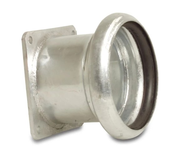 Becherkupplung 8" mit Flansch 8" Bauer - Detail 1