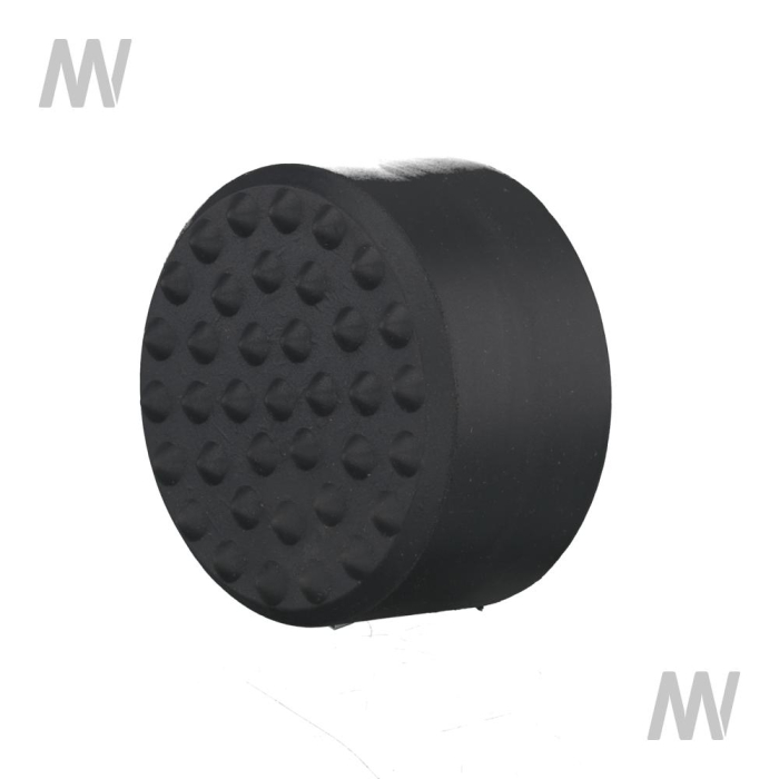 Kranzellpuffer D125x63 Schwarz - Detail 1