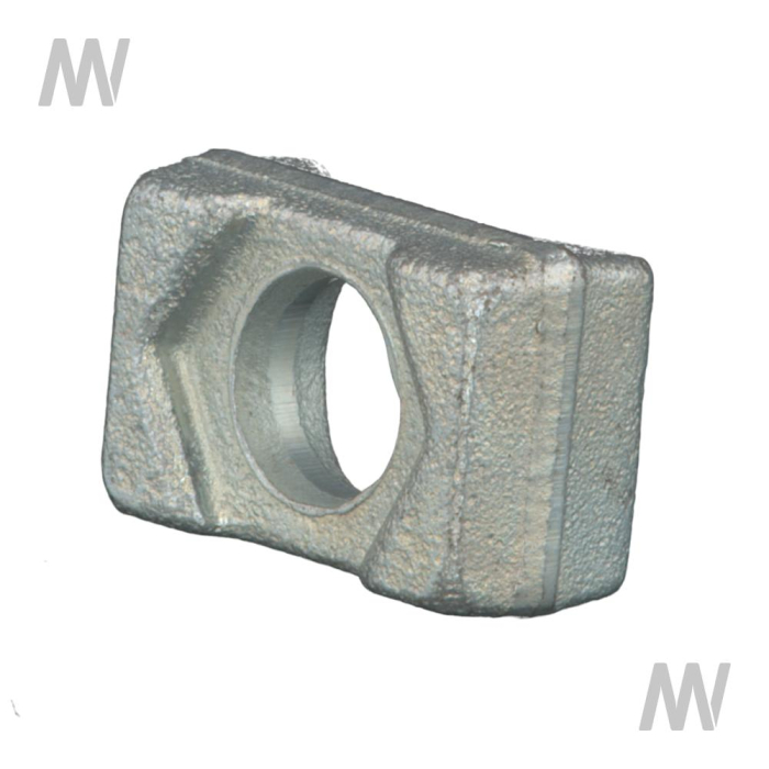 Pöttinger Auflage M 12-29 x 25 mm für Zinkenträger, Schutz Kreiselheuer, Kreiselschwader - Detail 1