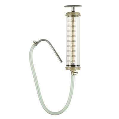 Suction and pressure syringe-500 ml, POM container-transparent - Detail 1