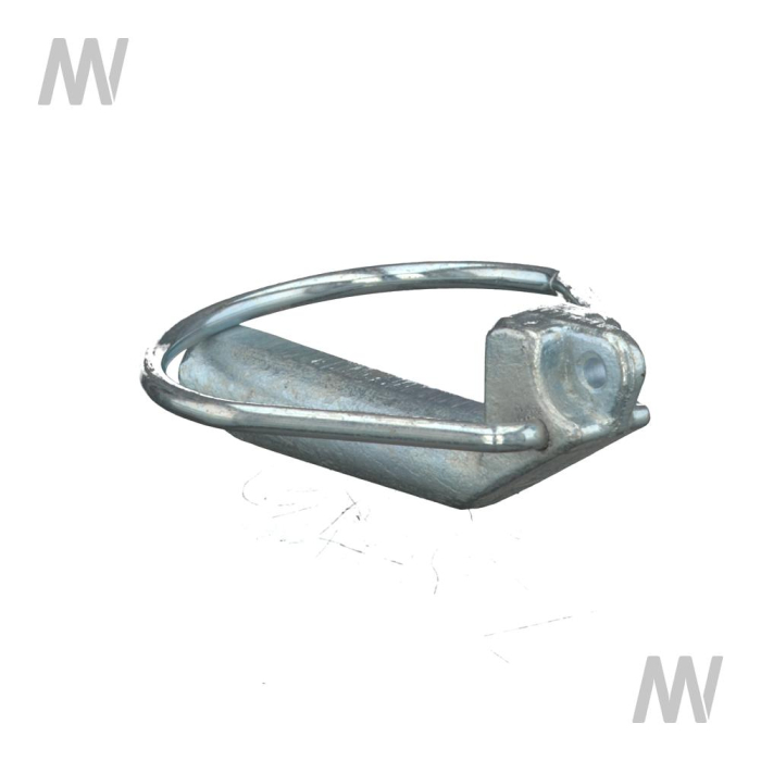 Klappstecker passend für Unterlenker Fangprofil, Kat. 3, 16 x 61 x 67 mm - Detail 1