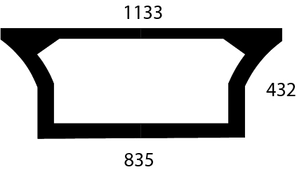 Heckscheibe unten, grün - Detail 1