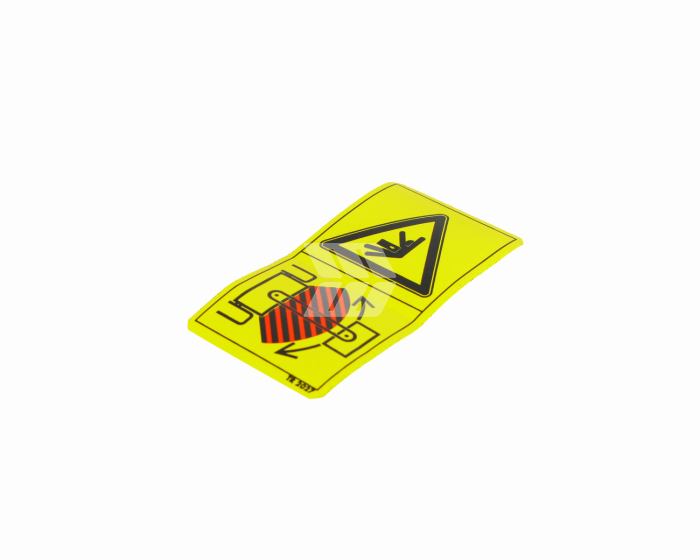 Decal "crushing danger" - Detail 1