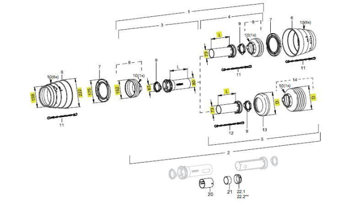 Slip ring 480/580 - Detail 1