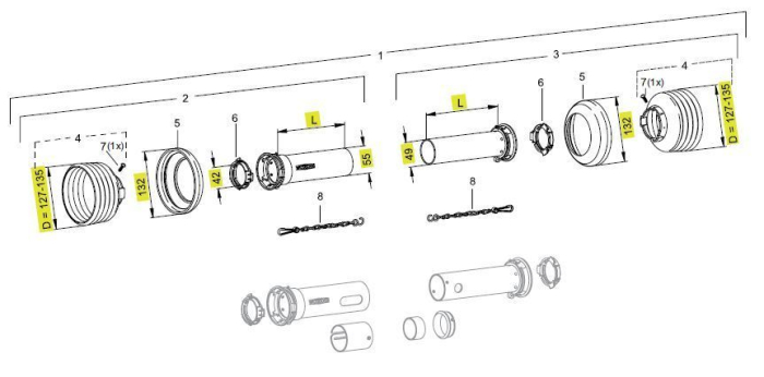 SD-Schutzhälfte 2100 - Detail 1