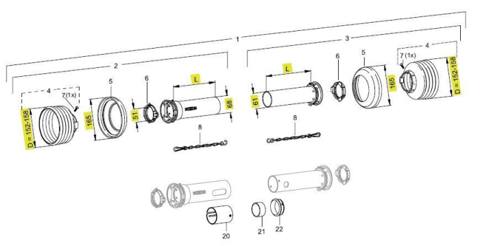 Baugröße: W2100, W220, W2300, Bildnummer: 2 - Detail 1