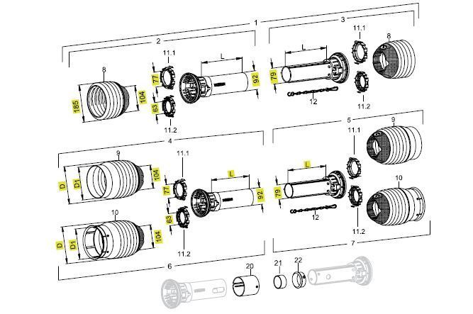 Baugröße: P300, P400, P500, Bildnummer: 12 - Detail 1
