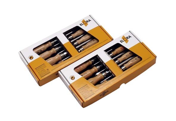 Schraubendreher-Satz 7-TLG  Holzheft - Detail 1