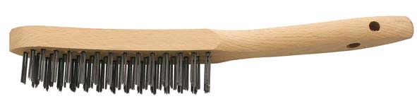 4-reihige Drahtbürste - Detail 1