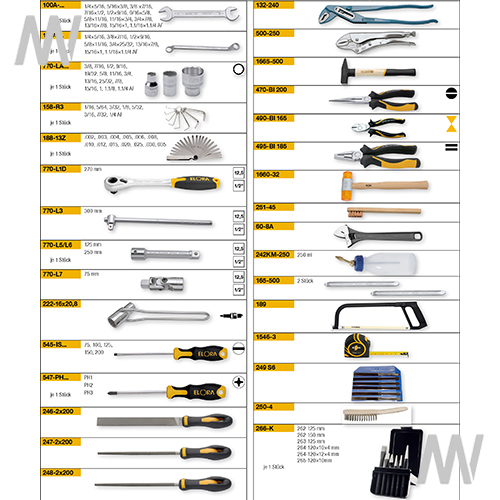 102-TLG. WERKZ.SORTIMENT WS-2A - Detail 1