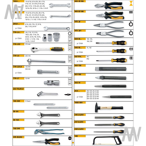 87-TLG. WERKZ.SORTIMENT WS-3A - Detail 1