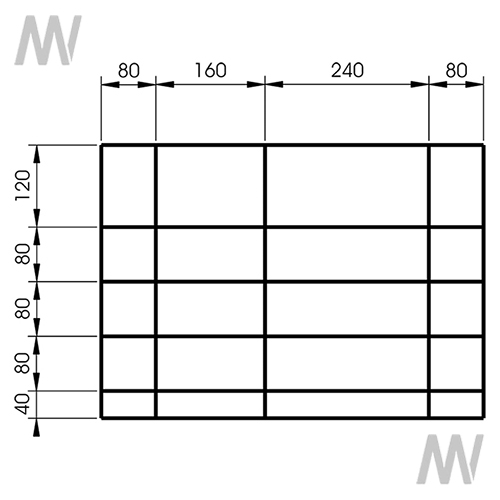 SCHUBLADEN EINTEILER 7 TLG. 1210-ET 7 - Detail 1