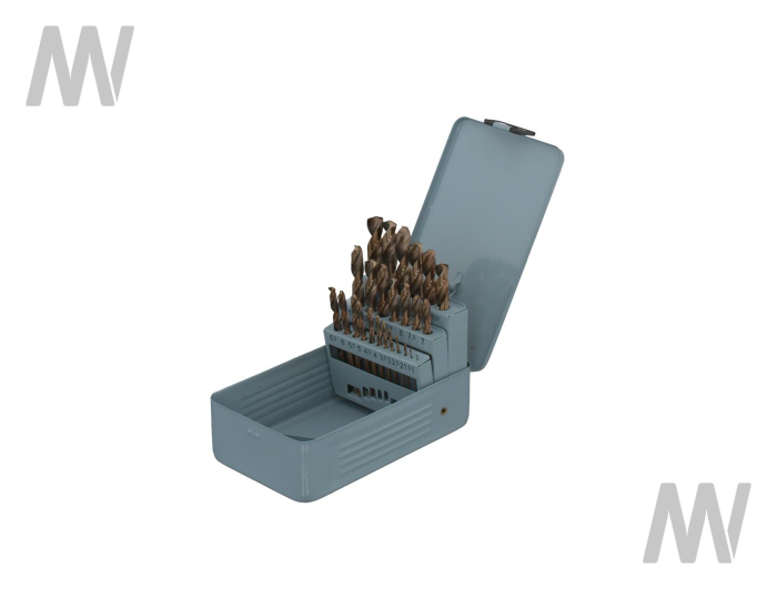 Twist Drill - Set cobalt alloyed HSS-E 1.0 - 13.0 mm 25-pcs - Detail 1